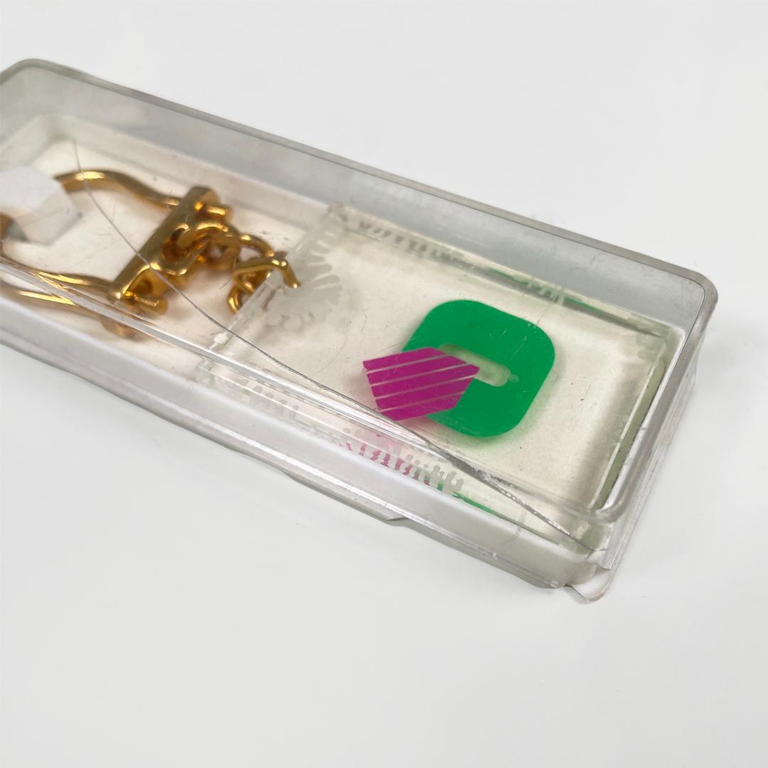 Italian modern plastic keychain for Olivetti, 1970s in vendita 4