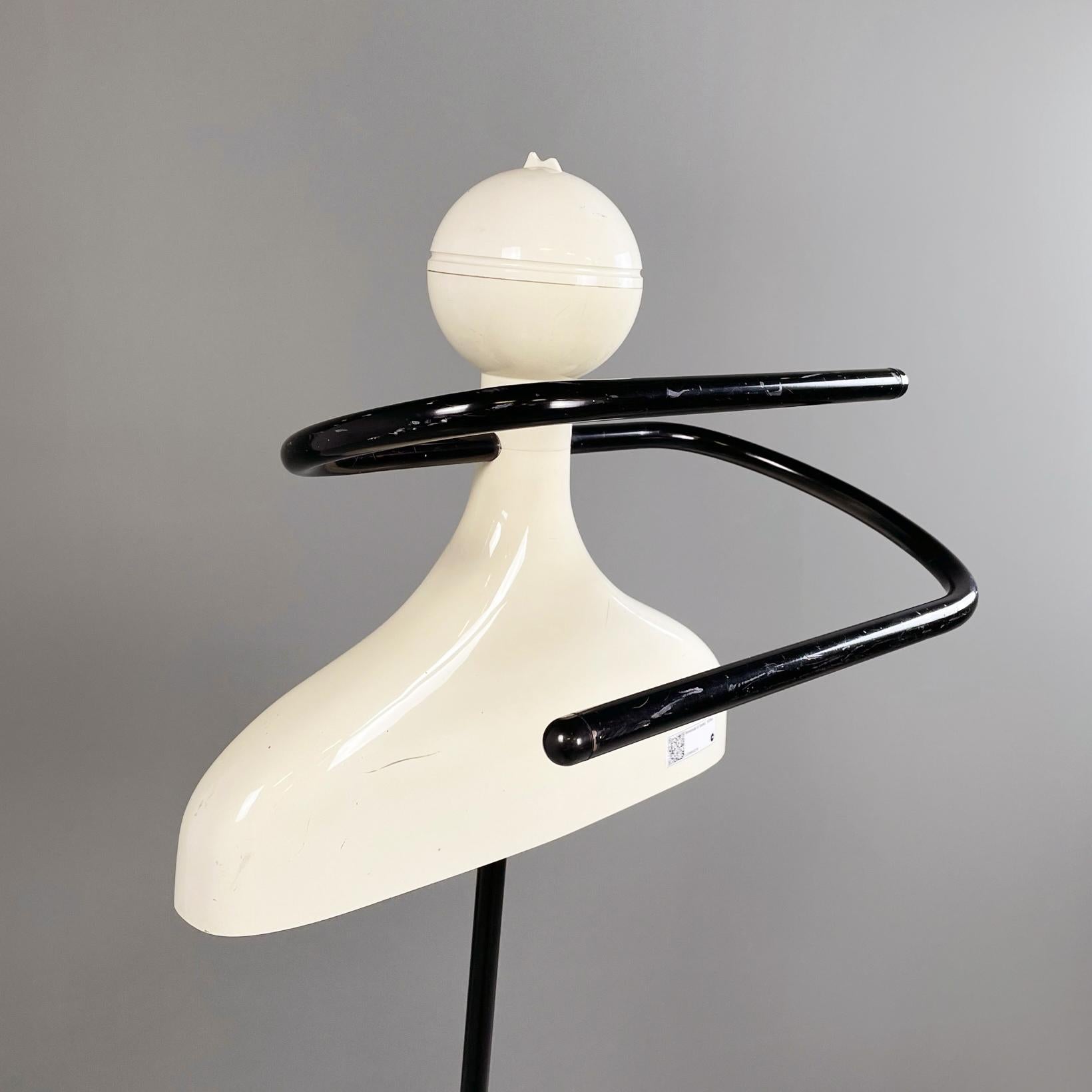Late 20th Century Italian Modern Plastic Metal Valet Stand by A Castelli Ferrieri Kartell, 1990s For Sale