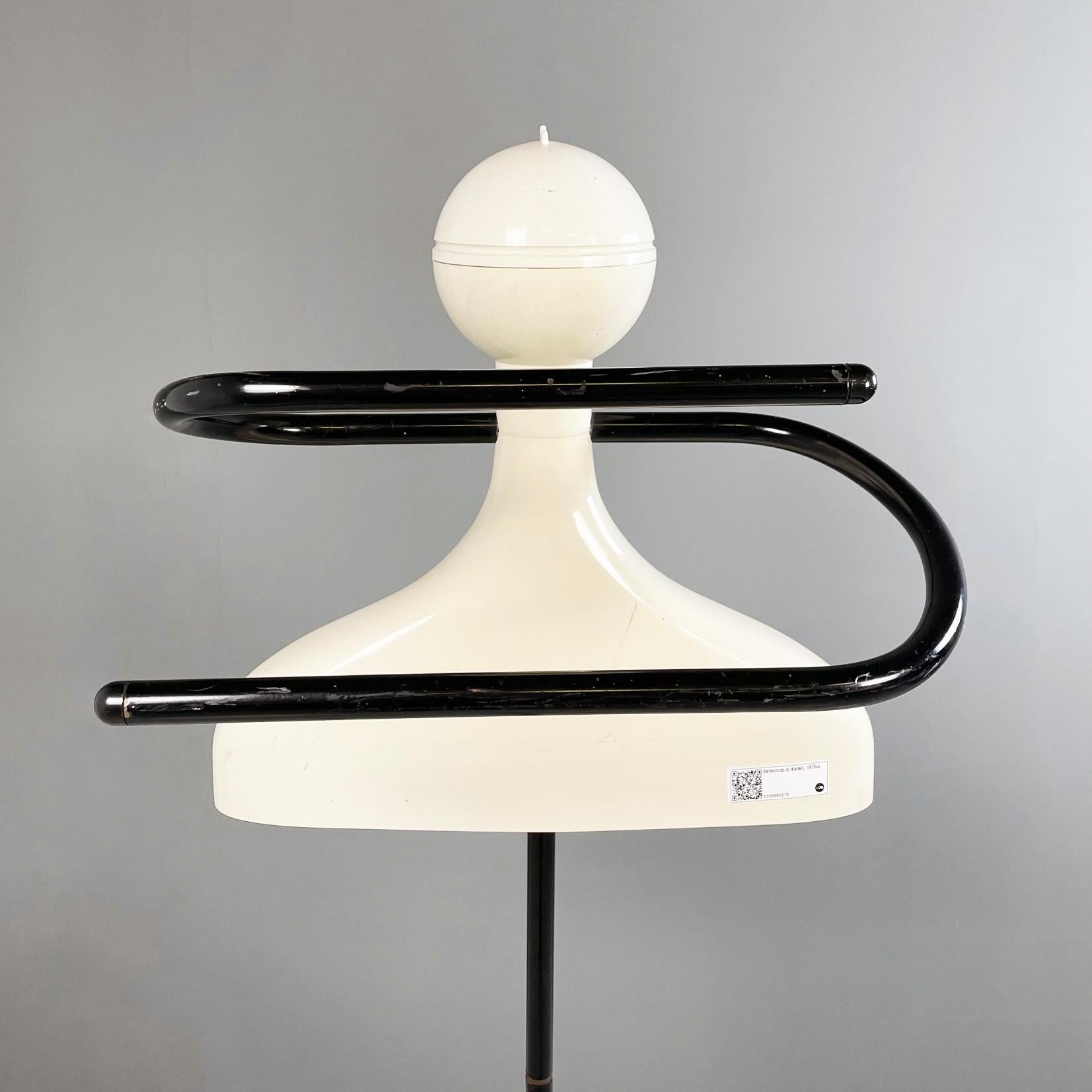 Italian Modern Plastic Metal Valet Stand by A Castelli Ferrieri Kartell, 1990s For Sale 1