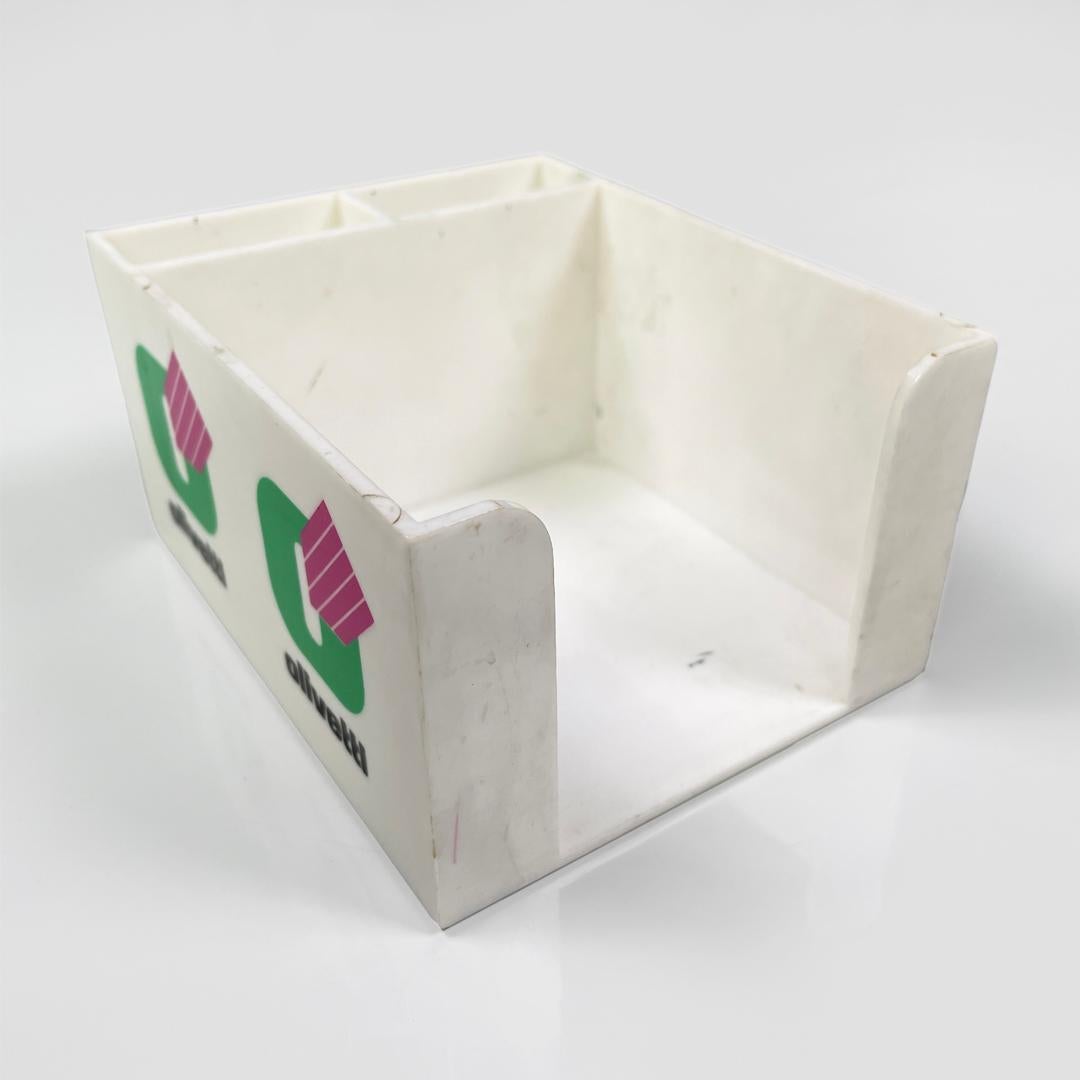Italian modern plastic storage for Olivetti, 1970s in vendita 4