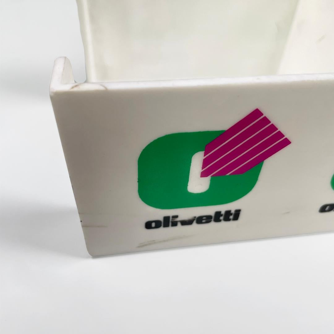 Italian modern plastic storage for Olivetti, 1970s in vendita 6