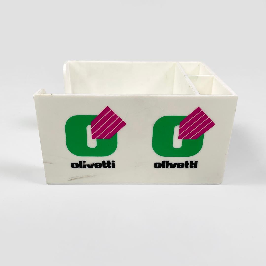 Italian modern plastic storage for Olivetti, 1970s in vendita 2