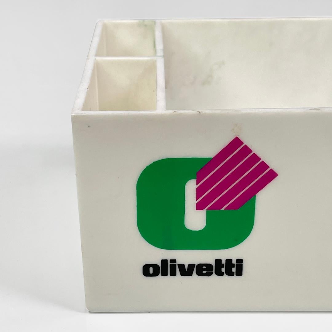 Italian modern plastic storage for Olivetti, 1970s in vendita 3