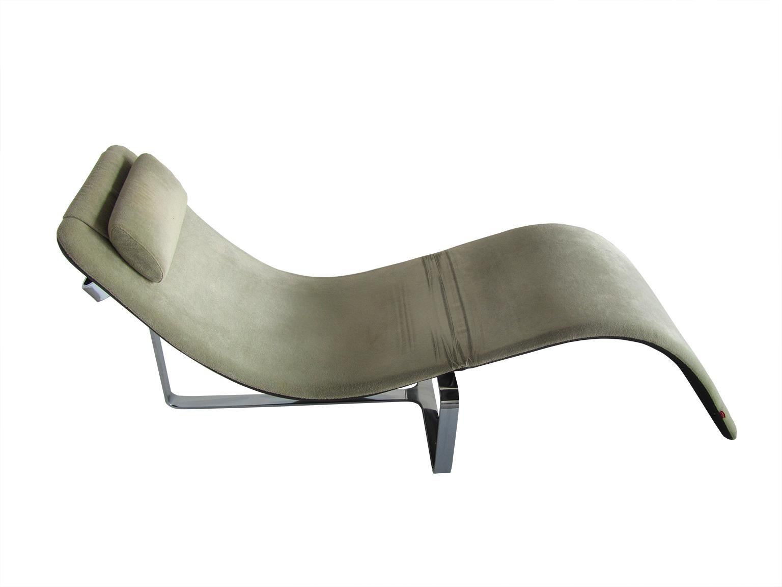 leather modern chaise lounge