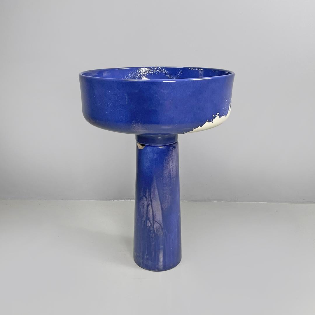 Fin du 20e siècle Pot de fleurs prototype moderne italien Angelo Mangiarotti Fratelli Brambilla, 1970 en vente