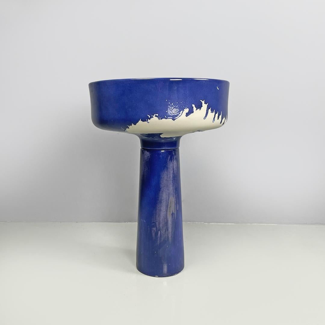 Céramique Pot de fleurs prototype moderne italien Angelo Mangiarotti Fratelli Brambilla, 1970 en vente