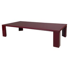 Italian Modern purple Wooden Coffee Table Ming by Takahama for Gavina, 1980s
