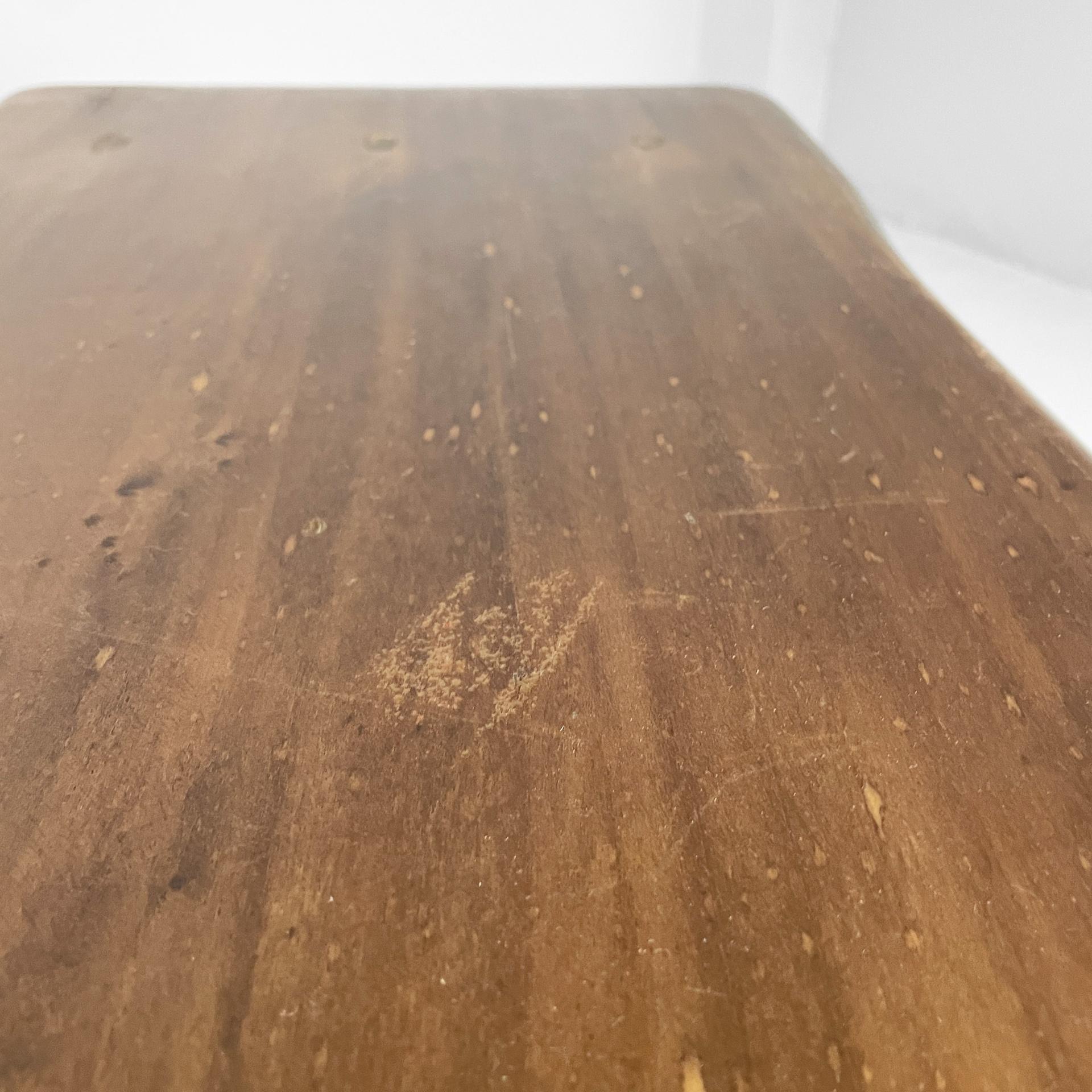 Italian modern rectangular benches in wood, 1970s in vendita 6