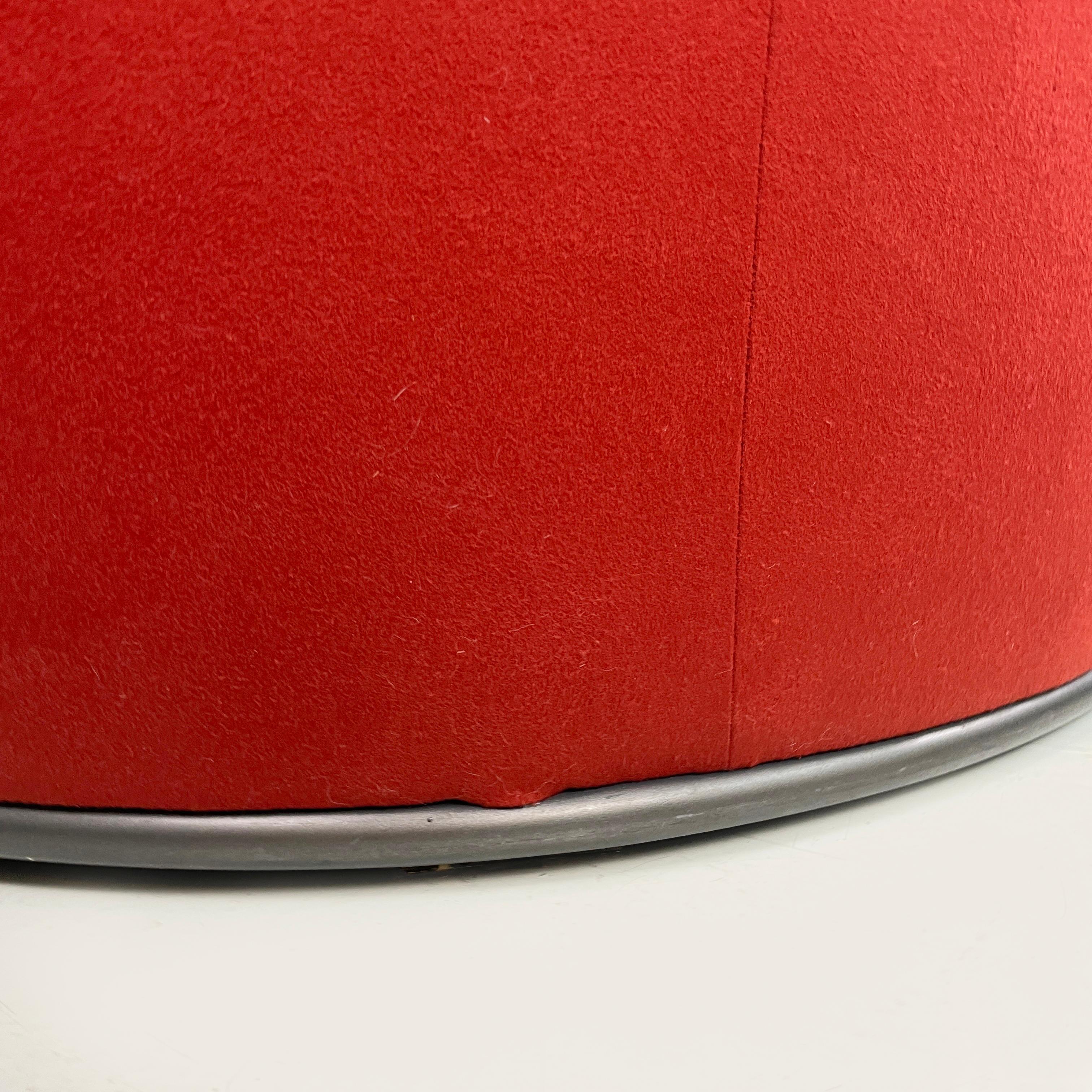 Sillón moderno italiano Toro rojo de Luigi Caccia Dominioni para Azucena, años 80 en venta 8