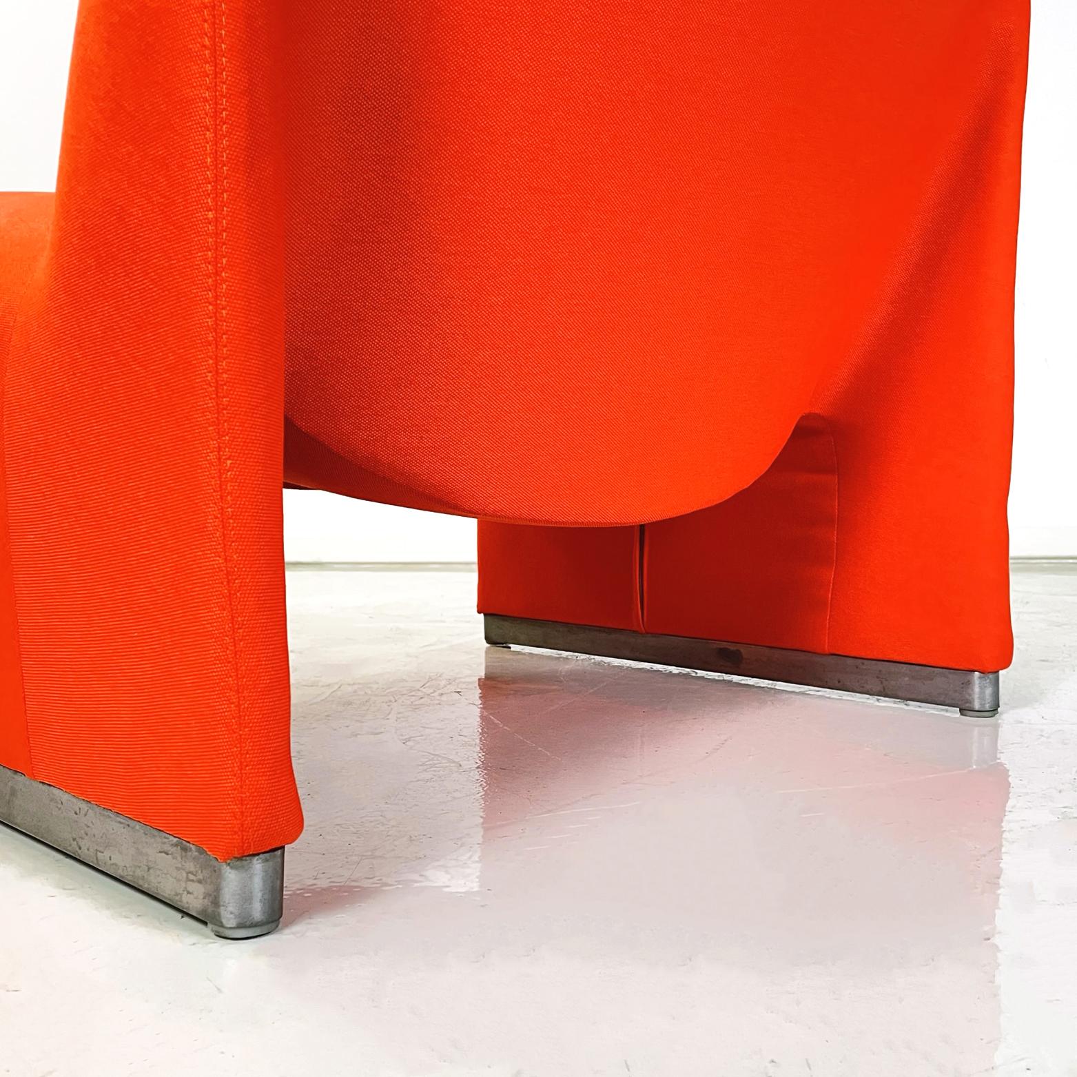 Italian Modern Red Chairs Alky by Giancarlo Piretti for Anonima Castelli, 1970s For Sale 5