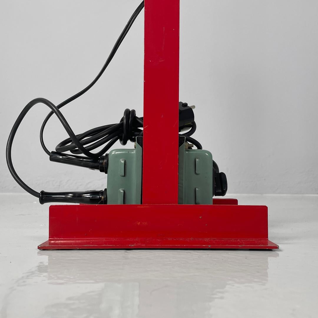 Italian modern red floor lamp Toio by Castiglioni for Flos, 1970s For Sale 14