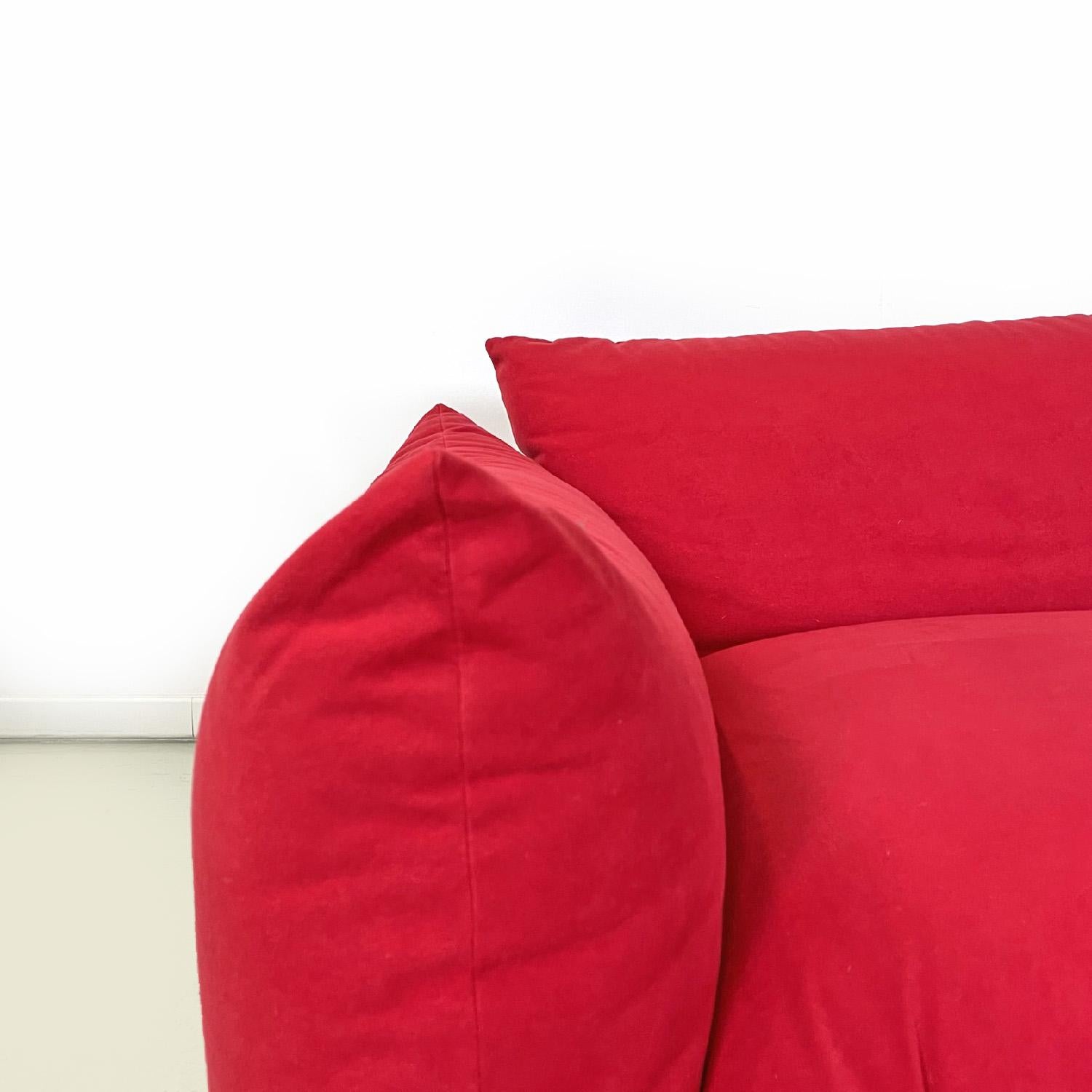 Italian modern red living room Marenco by Mario Marenco for Arflex, 1970s in vendita 7