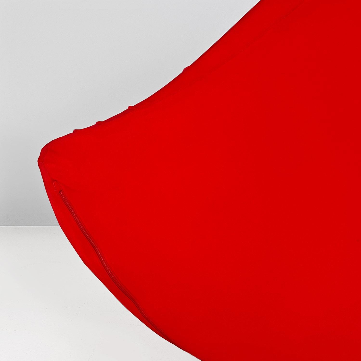 Canapé rouge moderne italien Bocca par Studio 65 pour Gufram, années 1970 en vente 8