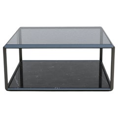 Italienischer moderner italienischer Couchtisch aus Marmor und Glas, Ron Gilad für Molteni&C 45 Tavolino, Ron Gilad