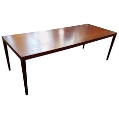 Italian Modern Rosewood Coffee Table