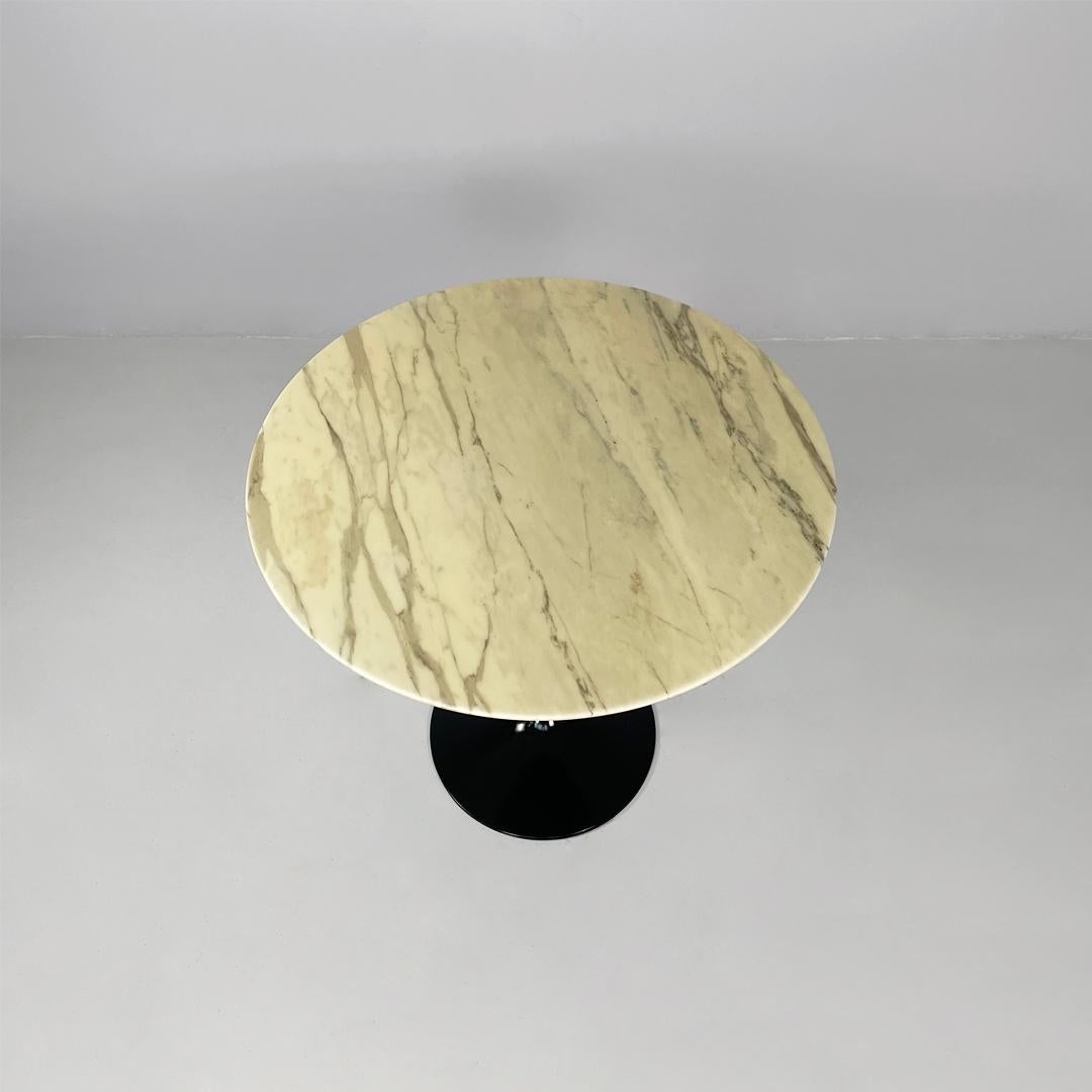 Italian modern round dining table Tulip by Eero Saarinen for Knoll, 2000s For Sale 2