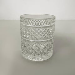 Italian modern round glasses in finely crafted glass, 1970s