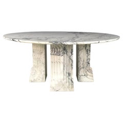 Table ronde moderne italienne Samo par Carlo Scarpa pour Simon Gavina, 1970