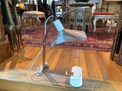 Italian Modern Sculptural Chrome Lamp