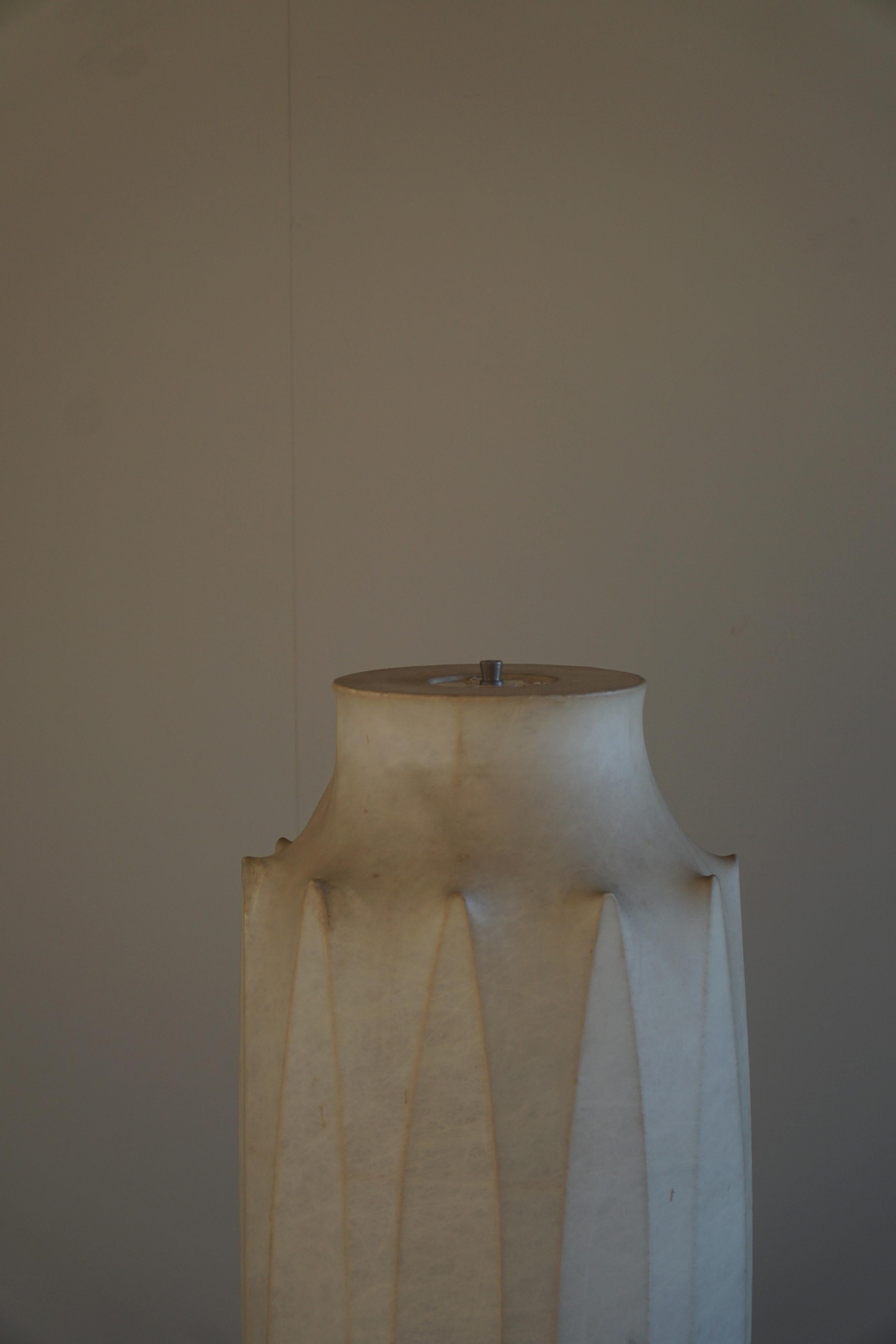 Italian Modern Sculptural Cocoon Floor Lamp, Tobia Scarpa, 1960s 8
