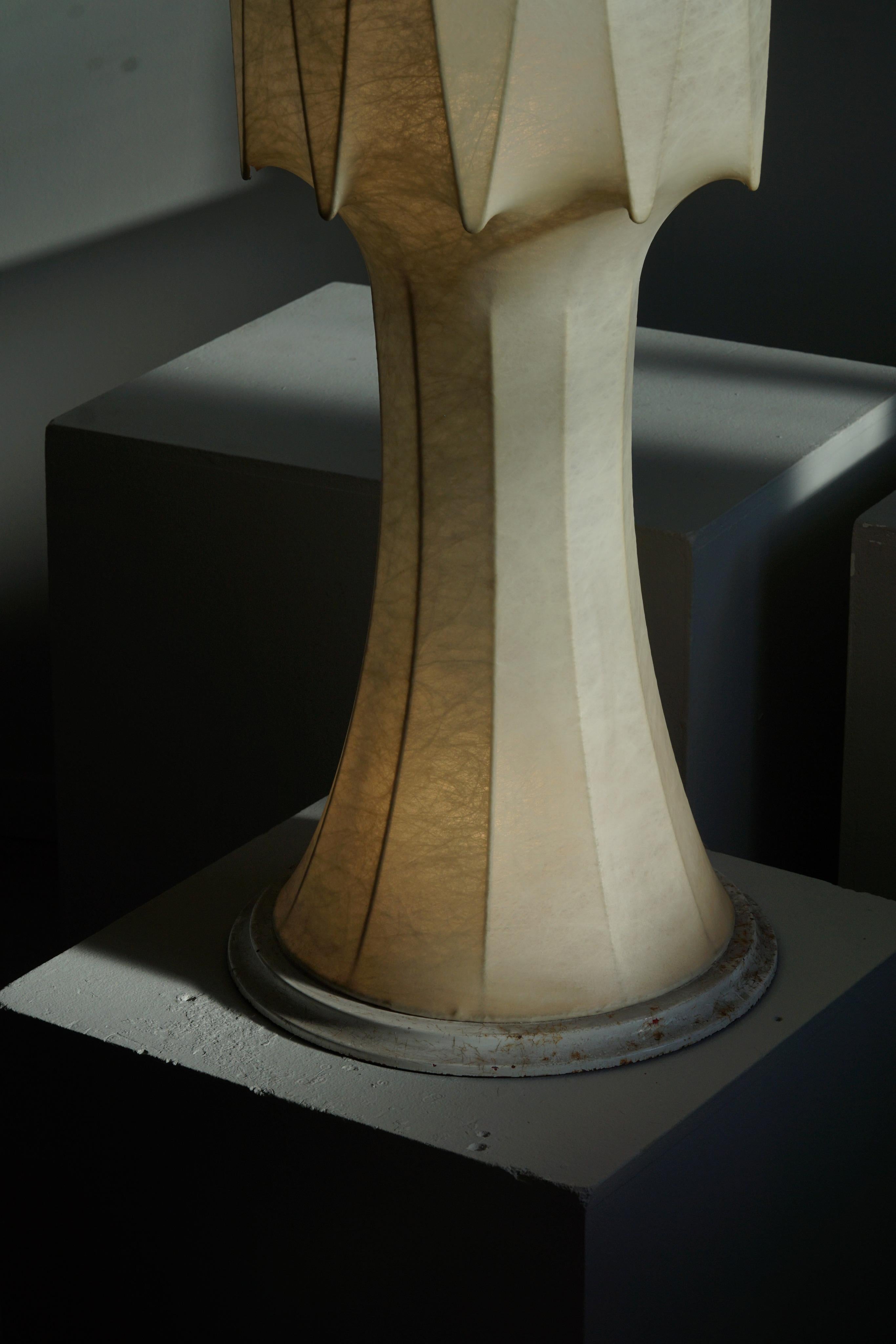 20th Century Italian Modern Sculptural Cocoon Floor Lamp, Tobia Scarpa, 1960s
