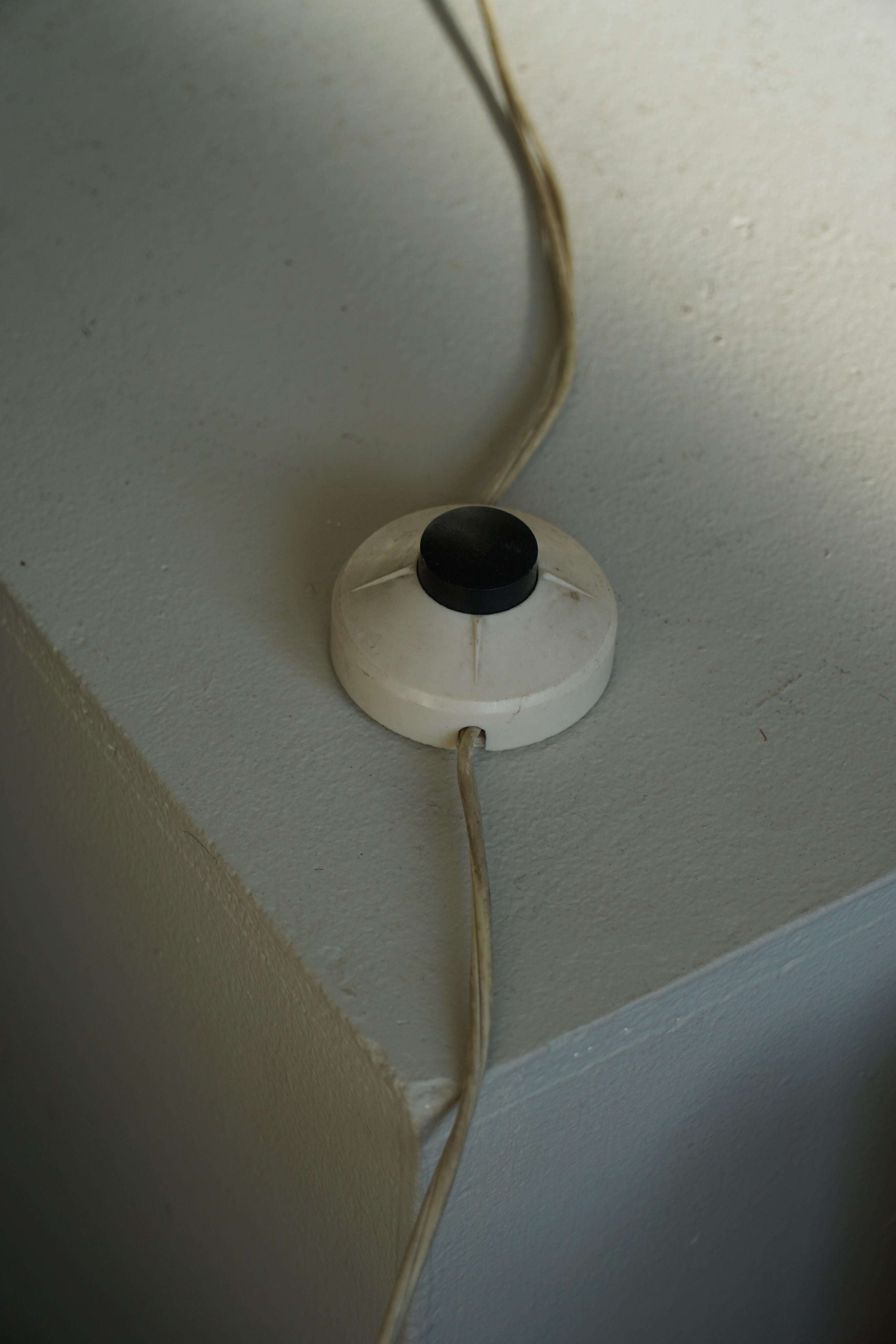 Metal Italian Modern Sculptural Cocoon Floor Lamp, Tobia Scarpa, 1960s