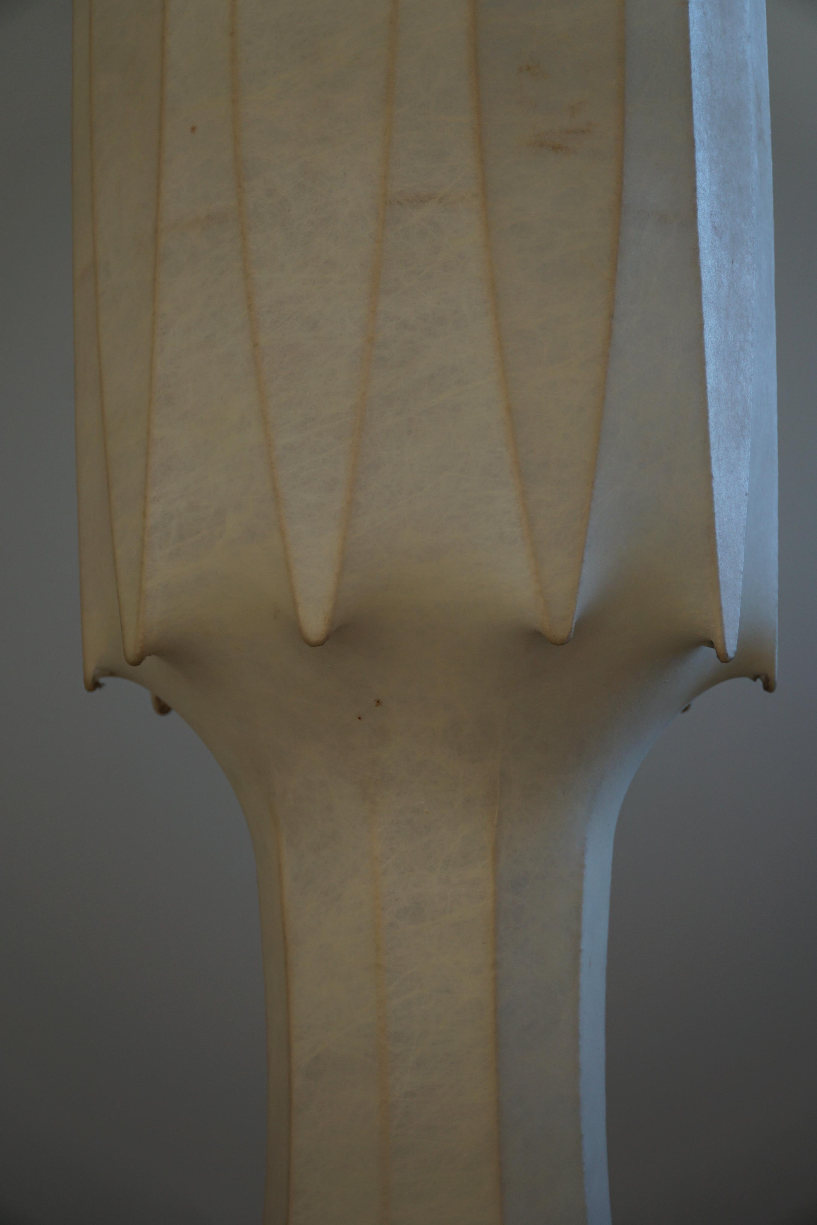 Italian Modern Sculptural Cocoon Floor Lamp, Tobia Scarpa, 1960s 3