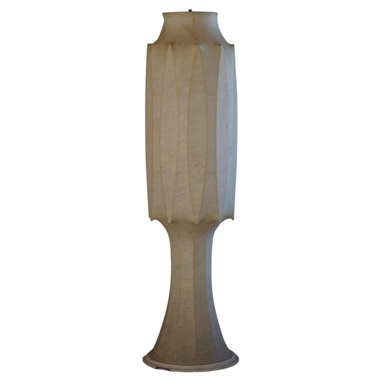 Italian Modern Sculptural Cocoon Floor Lamp, Tobia Scarpa, 1960s For Sale
