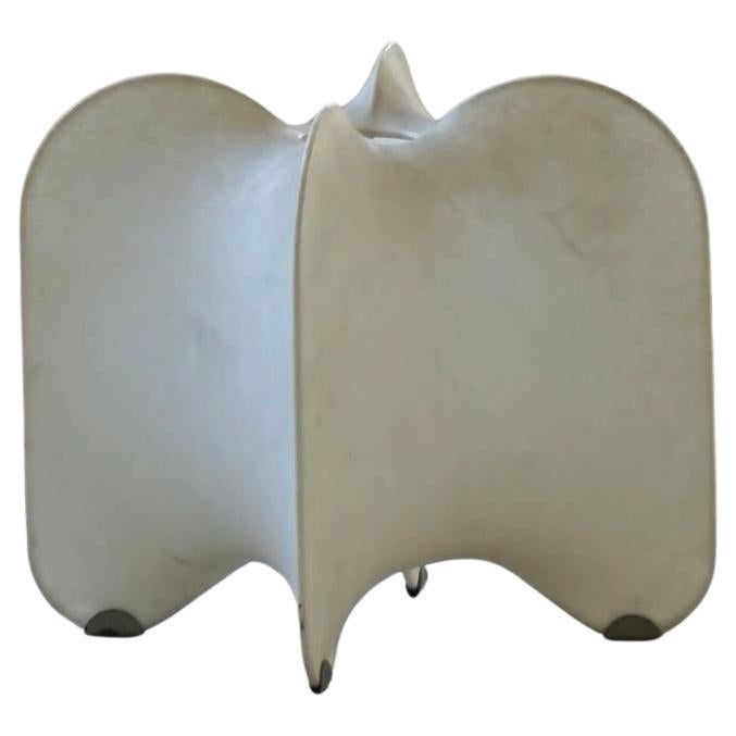 Italienische moderne skulpturale Cocoon-Tischlampe, Mitte des Jahrhunderts, 1960er Jahre im Angebot