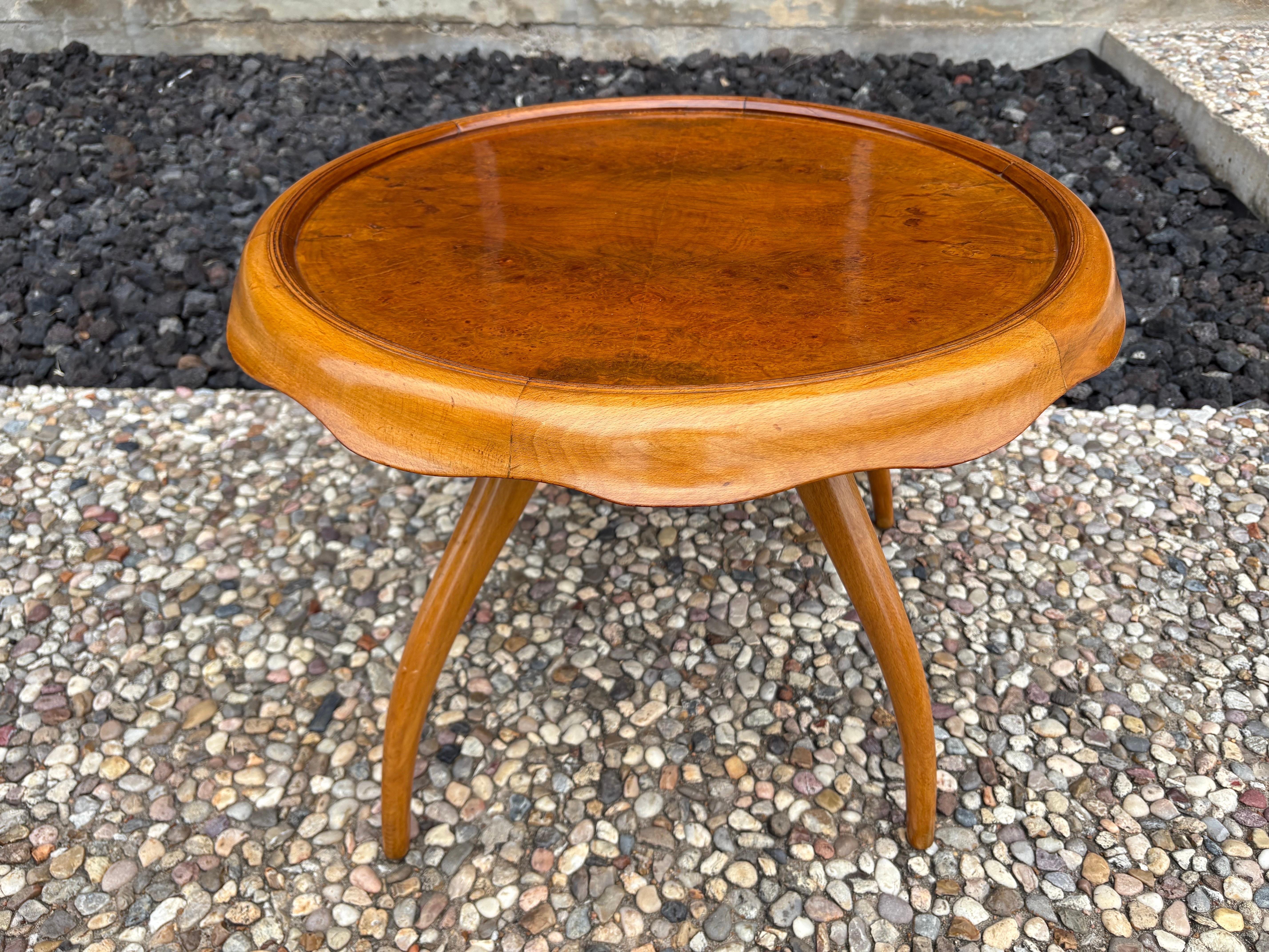 Mid-Century Modern Italian Modern Sculptural Table By Osvaldo Borsani For Sale