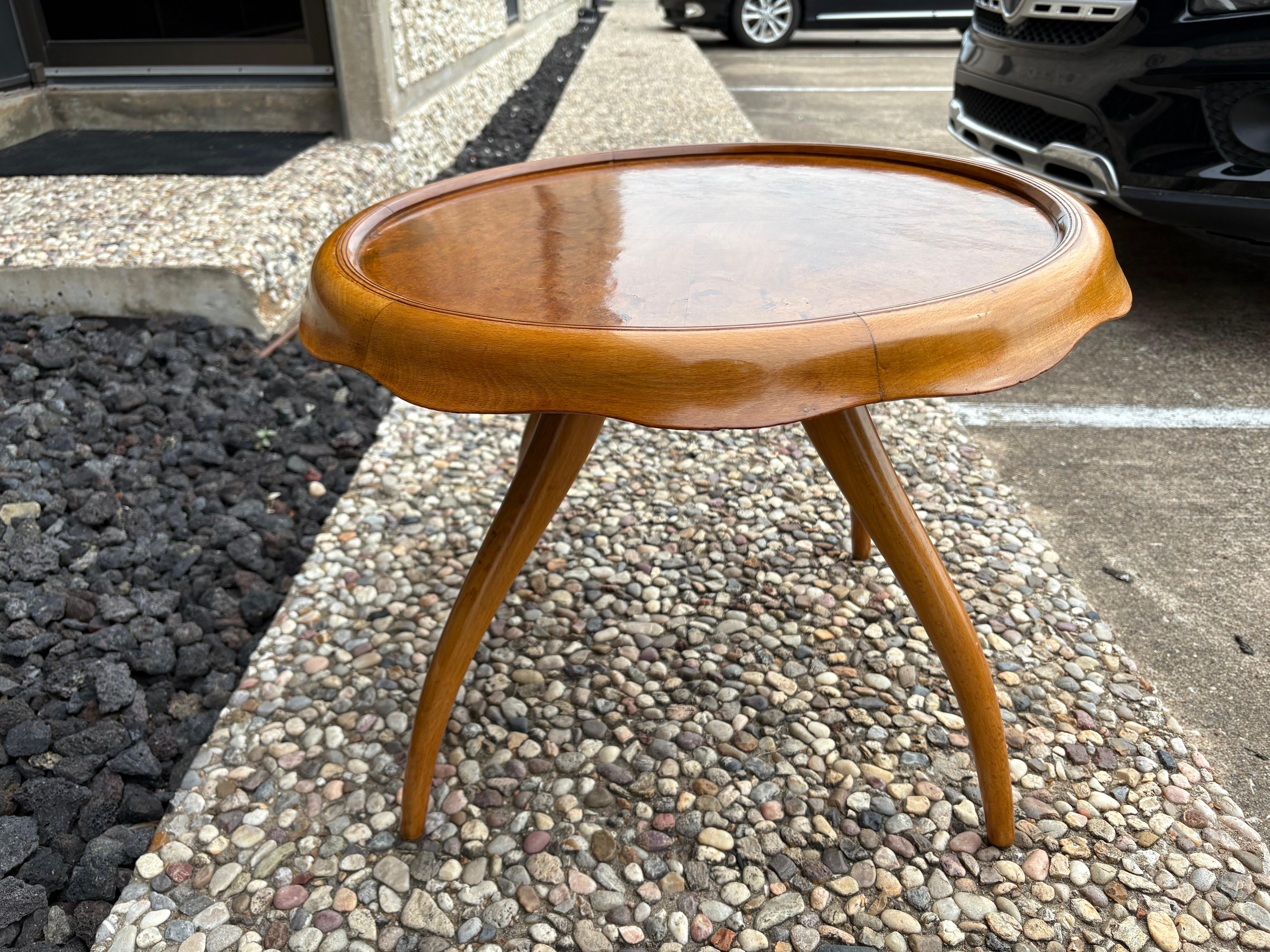 Italian Modern Sculptural Table By Osvaldo Borsani For Sale 1
