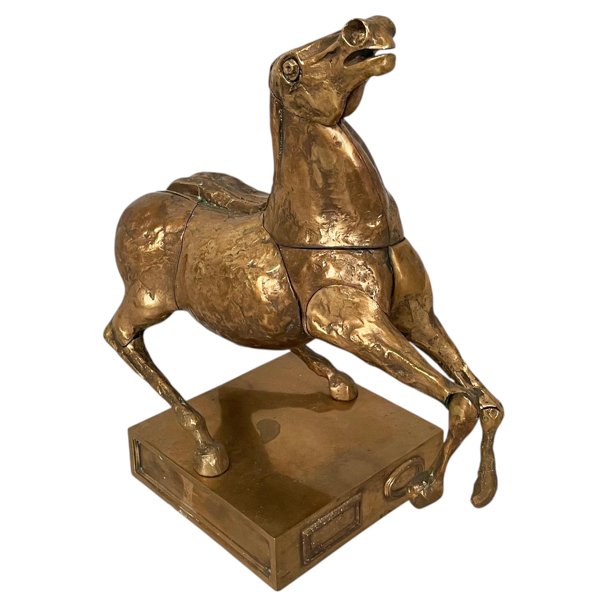 Italienische moderne Skulptur Il Cavallo von Bruno Cassinari und Miguel Berrocal, 1973