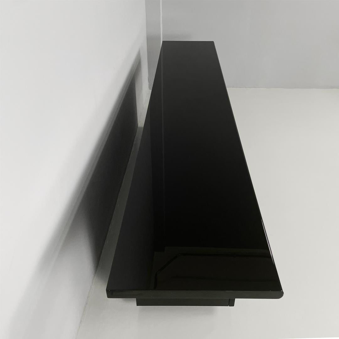 Italian modern Sheraton sideboard By Stoppino Acerbis for Acerbis, 1980s For Sale 5