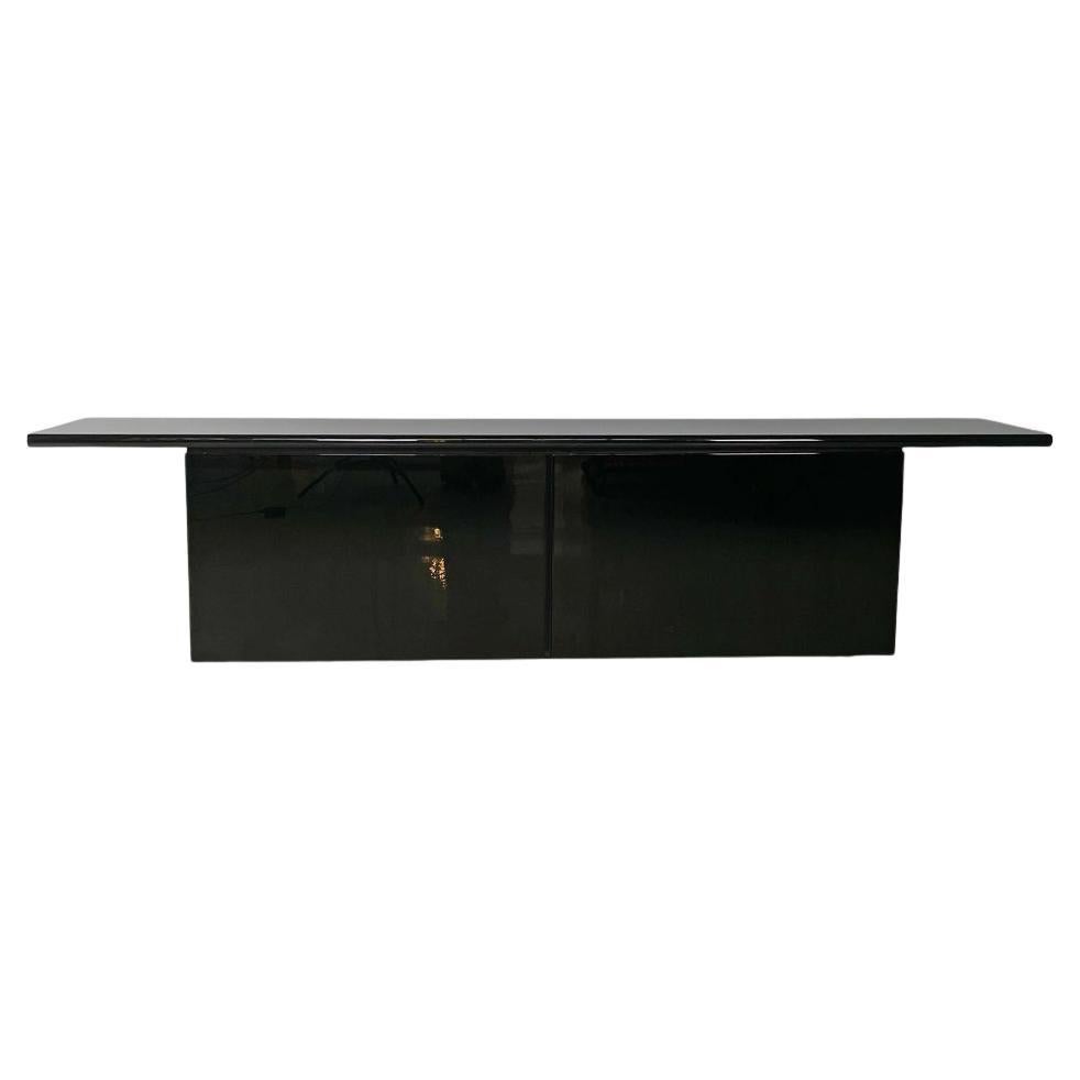 Italian modern Sheraton sideboard By Stoppino Acerbis for Acerbis, 1980s For Sale