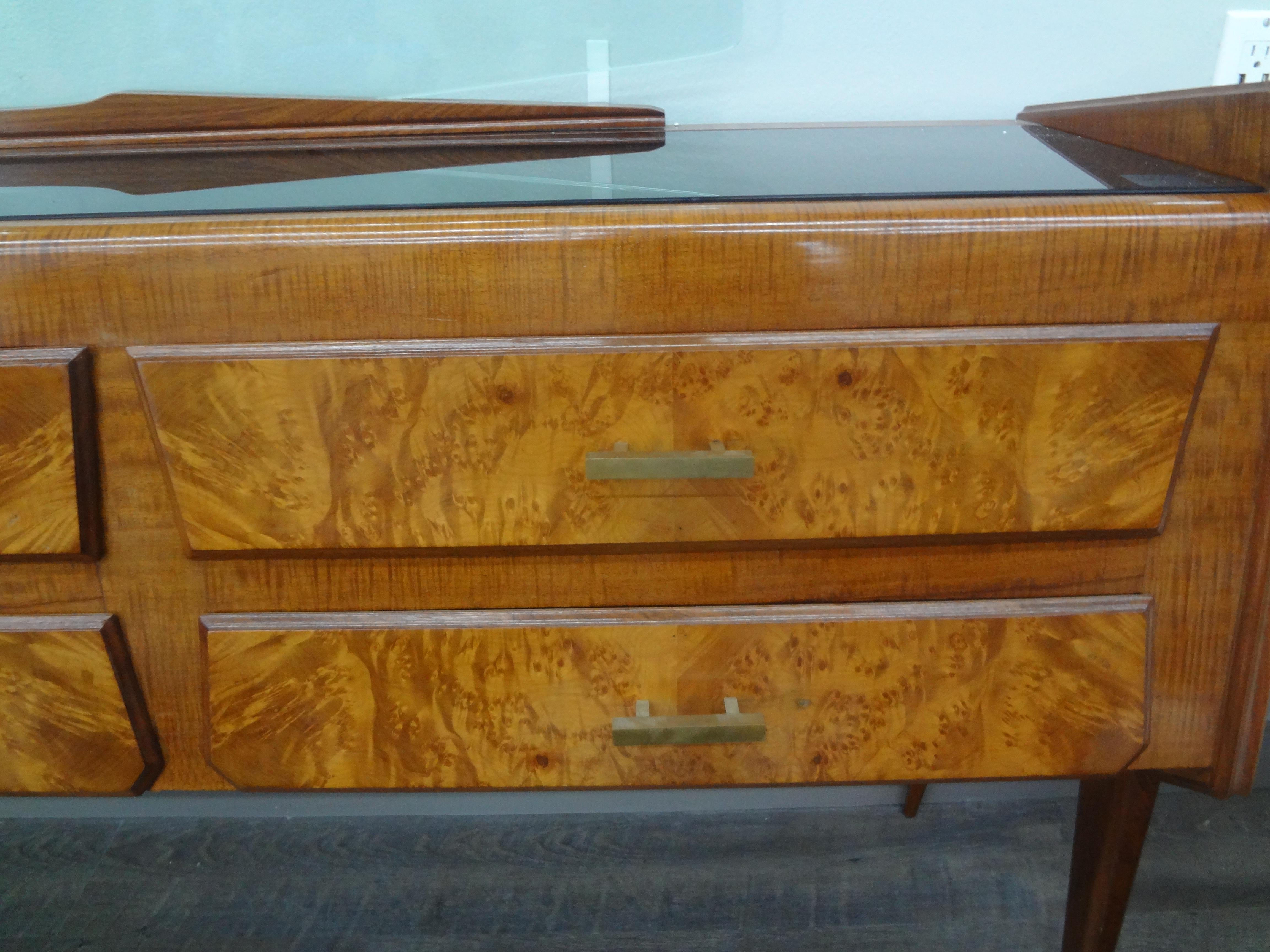 Mid-Century Modern Italian Modern Credenza After Ico Parisi For Sale