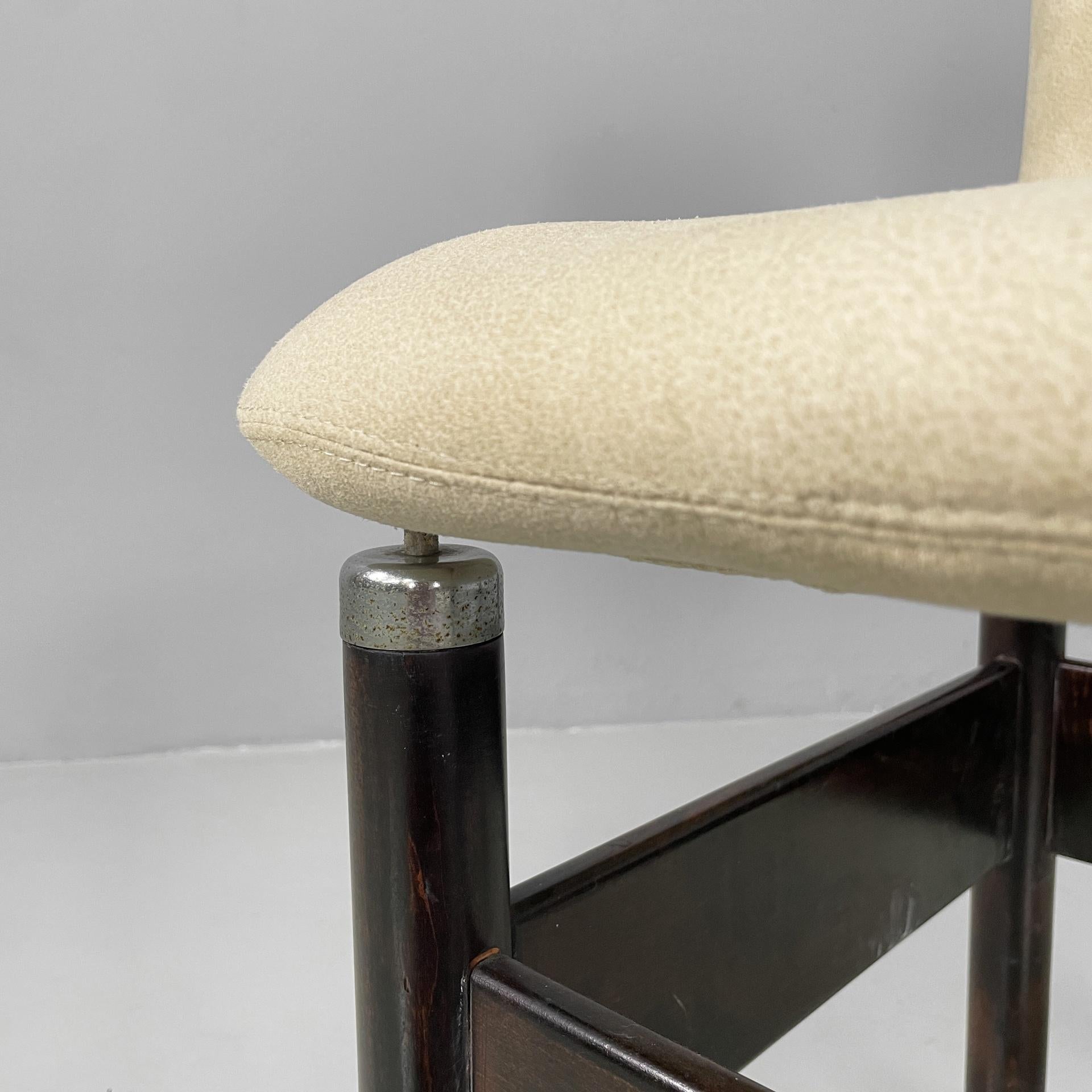 Sedie moderne italiane in legno e metallo Chelsea Introini Saporiti, anni '60 in vendita 3