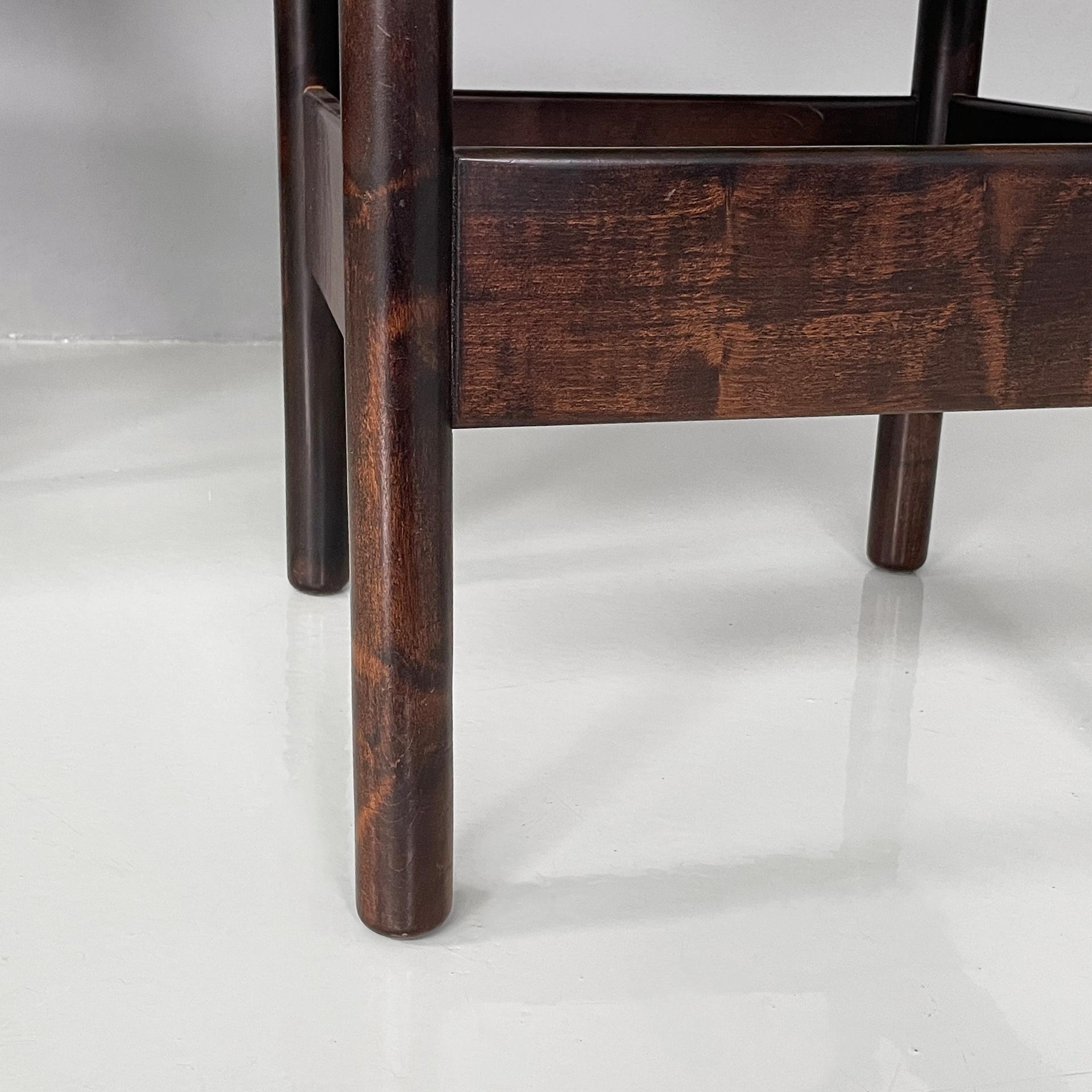Sedie moderne italiane in legno e metallo Chelsea Introini Saporiti, anni '60 in vendita 6