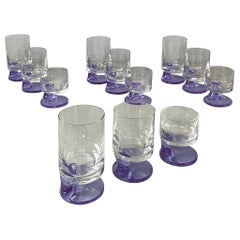 Bicchieri da fumo moderni italiani di Joe Colombo per Arnolfo di Cambio, anni '60