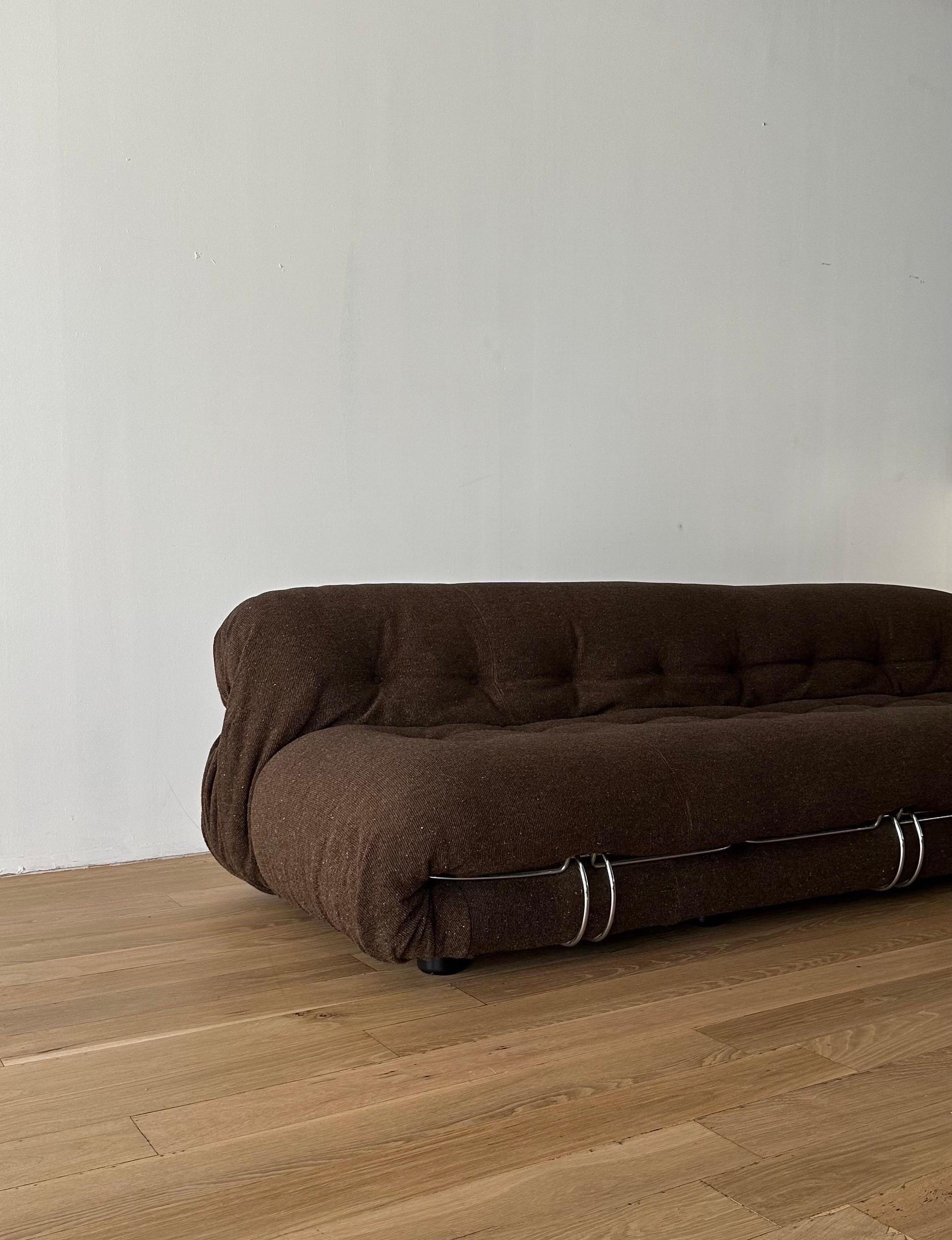 Italiano Divano italiano moderno Soriana disegnato da Afra & Tobia Scarpa per Cassina, anni '60 in vendita