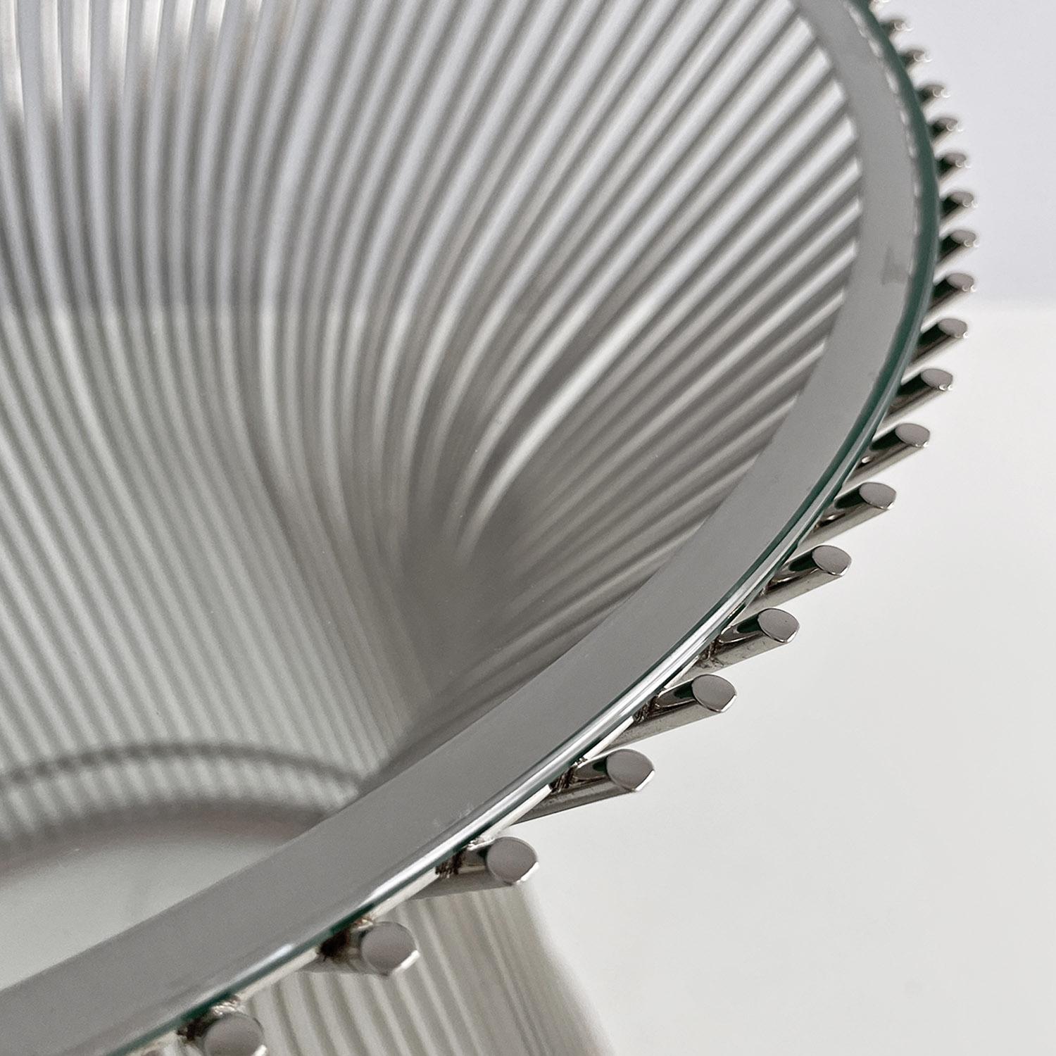 Mesas auxiliares modernas americanas de acero y cristal de Warren Platner para Knoll, 1966 en venta 6