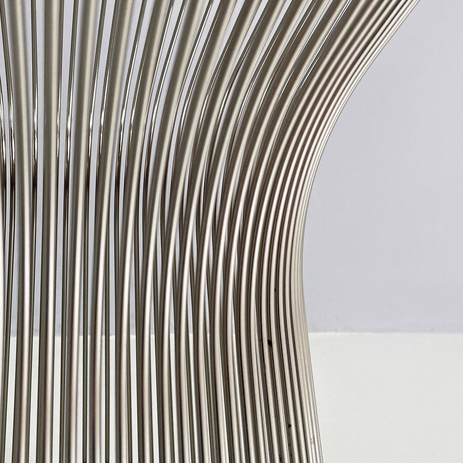 Mesas auxiliares modernas americanas de acero y cristal de Warren Platner para Knoll, 1966 en venta 7