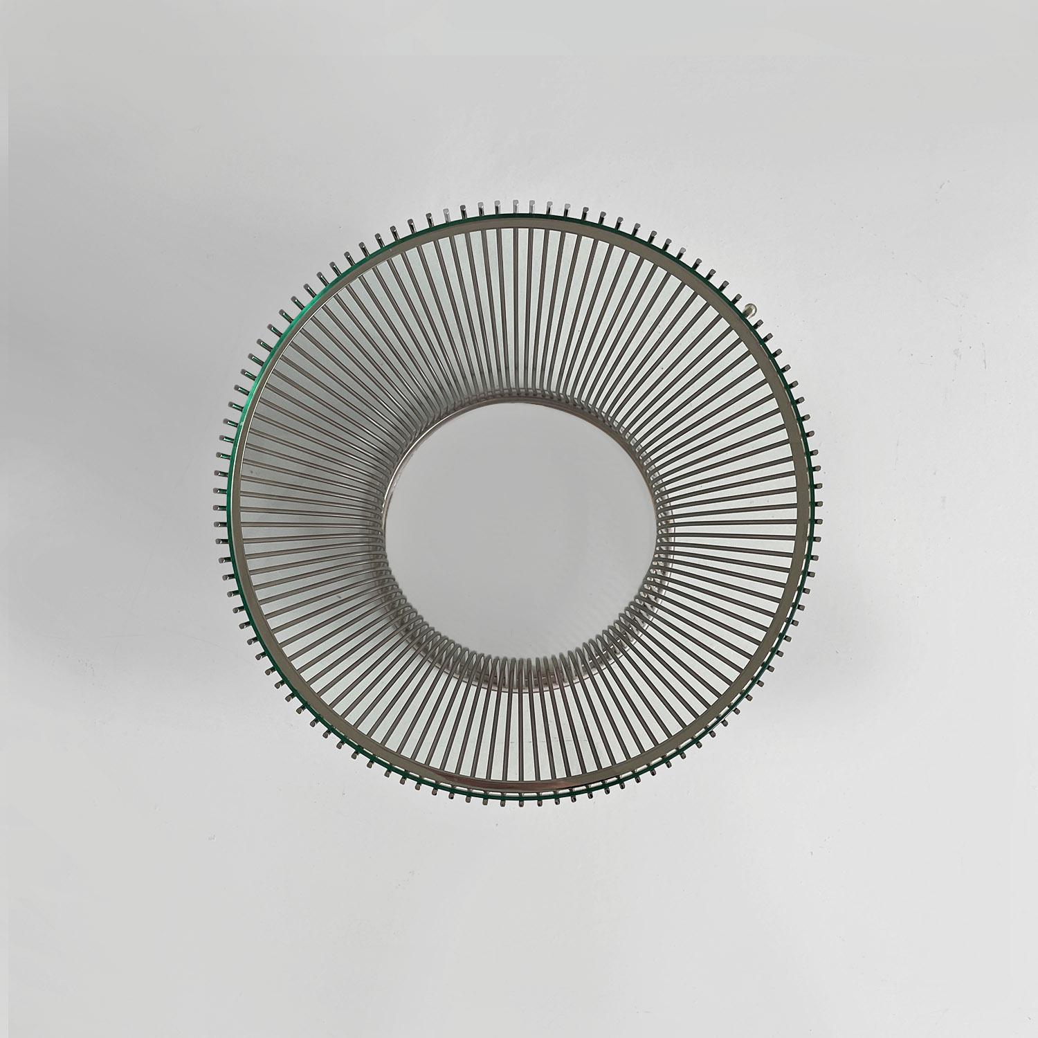 Mesas auxiliares modernas americanas de acero y cristal de Warren Platner para Knoll, 1966 Acero en venta