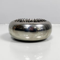 Italian modern steel ashtray Spirale by Achille Castiglioni for Alessi, 1990s