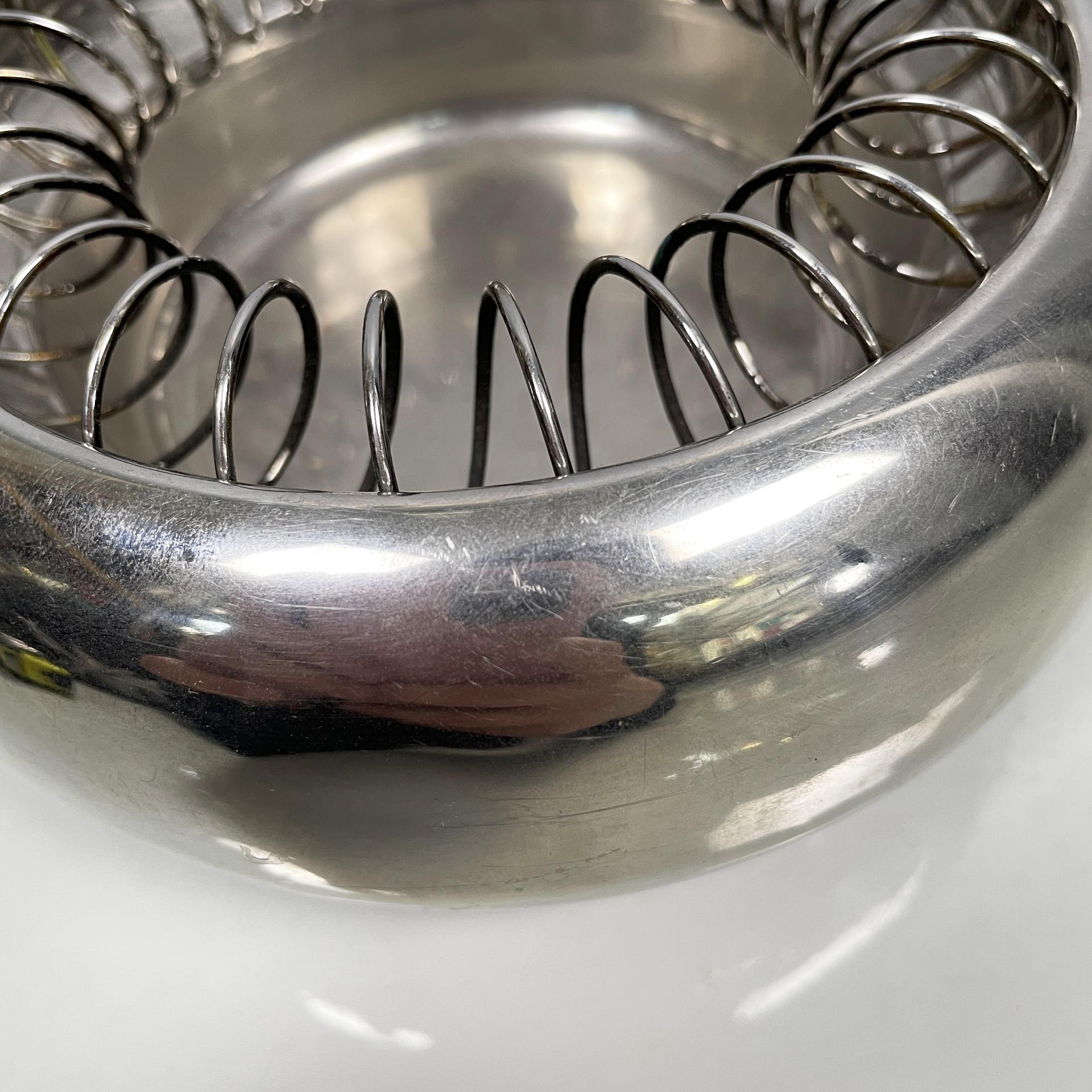 Italian modern steel ashtray Spirale by Achille Castiglioni for Alessi, 1990s in vendita 2