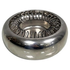 Italian modern steel ashtray Spirale by Achille Castiglioni for Alessi, 1990s