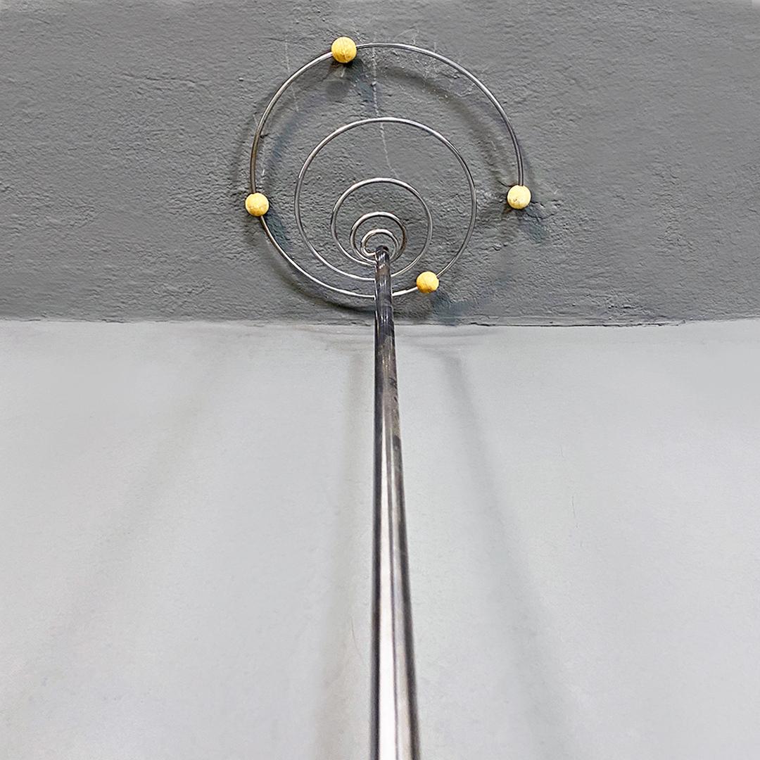 Italian Modern Steel Floor-to-ceiling Lamp by Francesco Fois for Reggiani, 1970s For Sale 7