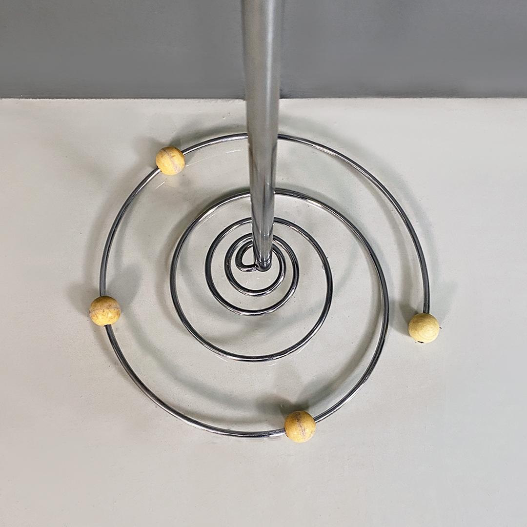 Italian Modern Steel Floor-to-ceiling Lamp by Francesco Fois for Reggiani, 1970s For Sale 3
