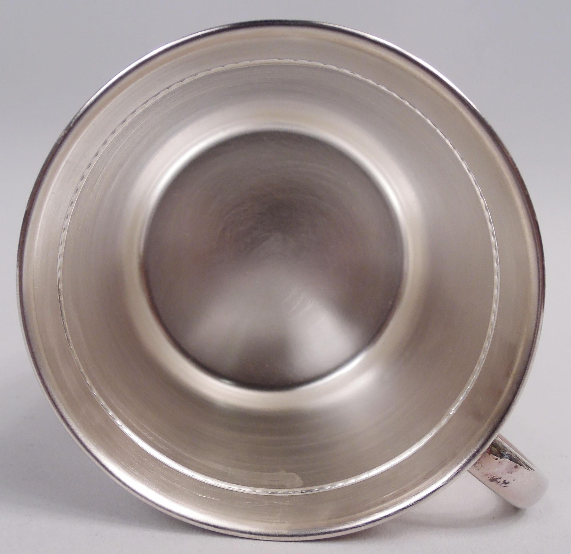 Italian Modern Sterling Silver Baby Cup Bon état - En vente à New York, NY