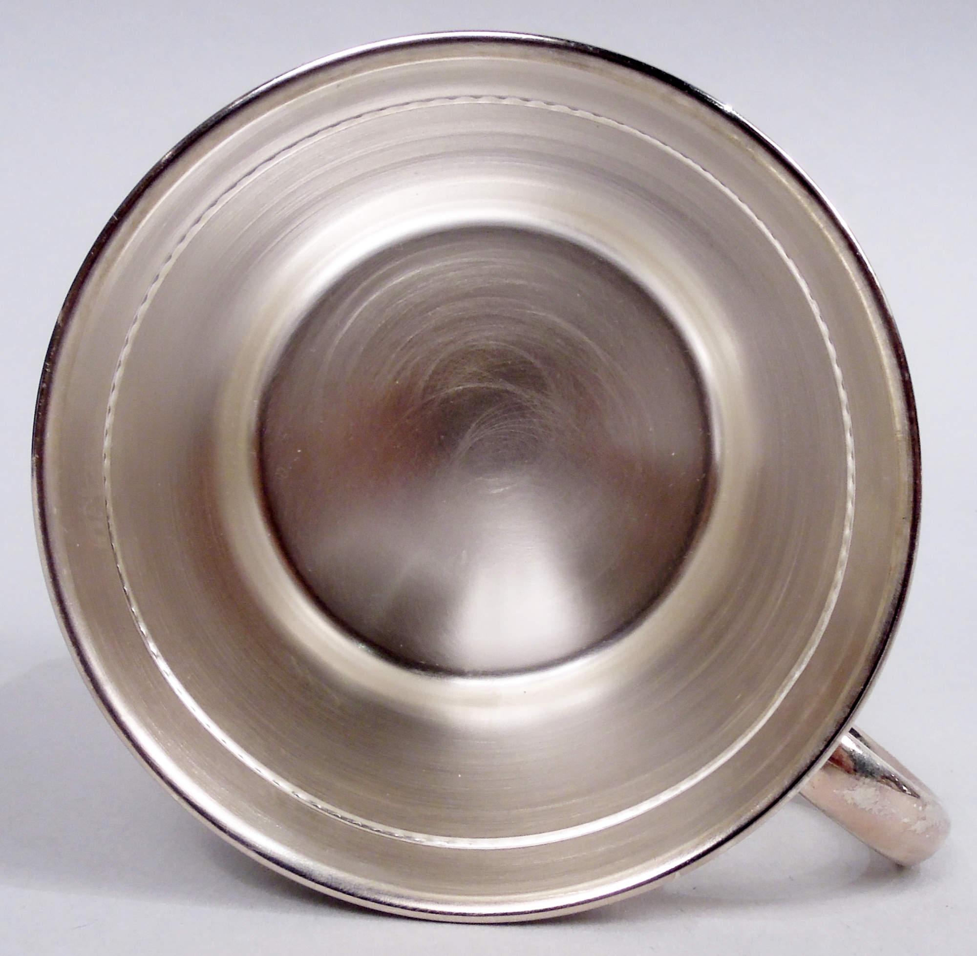 Italian Modern Sterling Silver Baby Cup 1