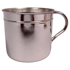 Italian Modern Sterling Silver Baby Cup